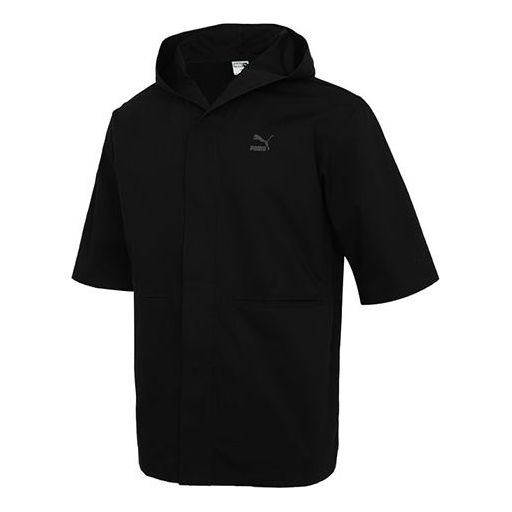 PUMA Classics Short Sleeve Relaxed Jacket 'Black' 533733-01