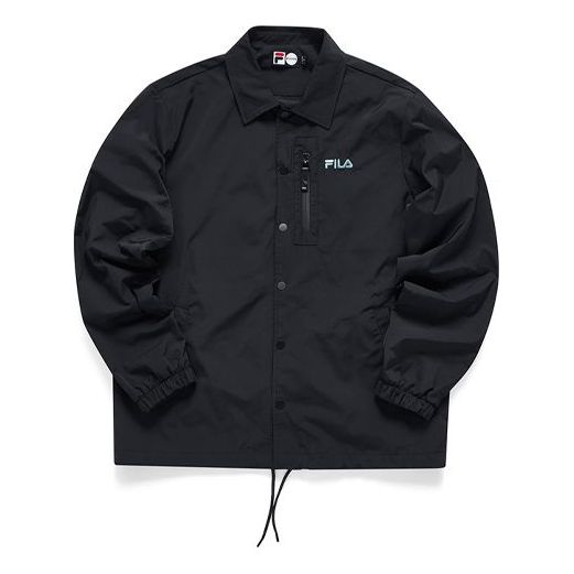 FILA FUSION Casual Sports Woven Jacket Black T11M123704F-BK