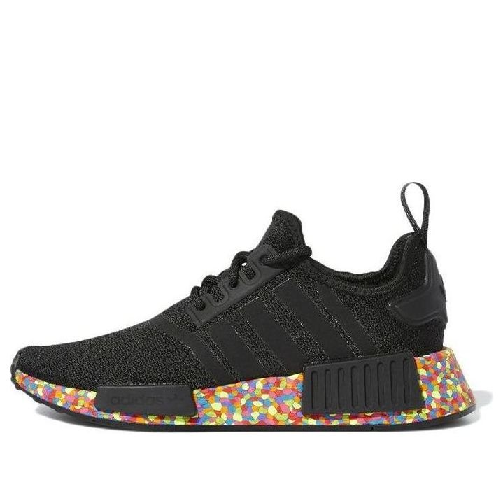 (GS) adidas Originals NMD_R1 Shoes 'Core Black Multi' GX7179