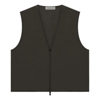 Fear of God Essentials FW22 Vest 'Off Black' FOG-FW22-255