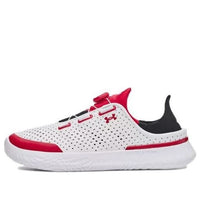 (GS) Under Armour UA SlipSpeed Training Shoes 'White Red' 3028566104