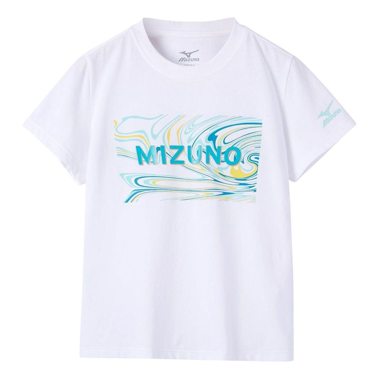 (GS) Mizuno Graphic T-shirt 'White' T1203