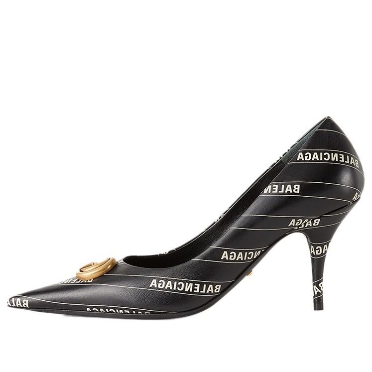 (WMNS) Balenciaga x Gucci The Hacker Project Knife Pumps 'Black' 680760-ULR00-1146