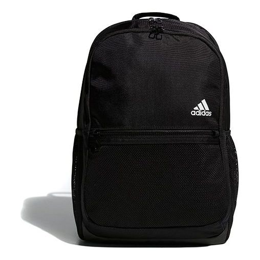 adidas Athleisure Casual Sports Logo Zipper schoolbag Backpack Unisex Black HP1464
