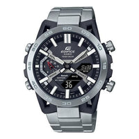 Men's CASIO EDIFICE Racing Waterproof Quartz Movement Watch 47.8*51*10.8mm Silver Gray Mens ECB-2000YD-1AJF