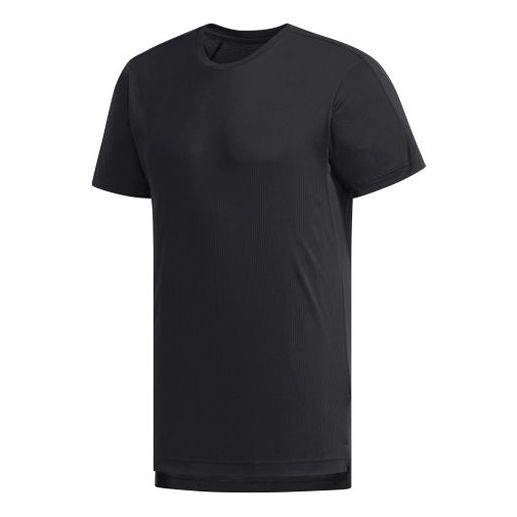 adidas Tennis Sports Quick Dry Short Sleeve Black DQ2931
