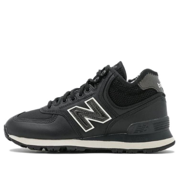 (WMNS) New Balance 574 Series Mid Tops Casual Black WH574MI2