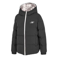 (WMNS) Skechers Lightweight Warm Reversible Down Jacket 'Black Grey Purple' P421W048