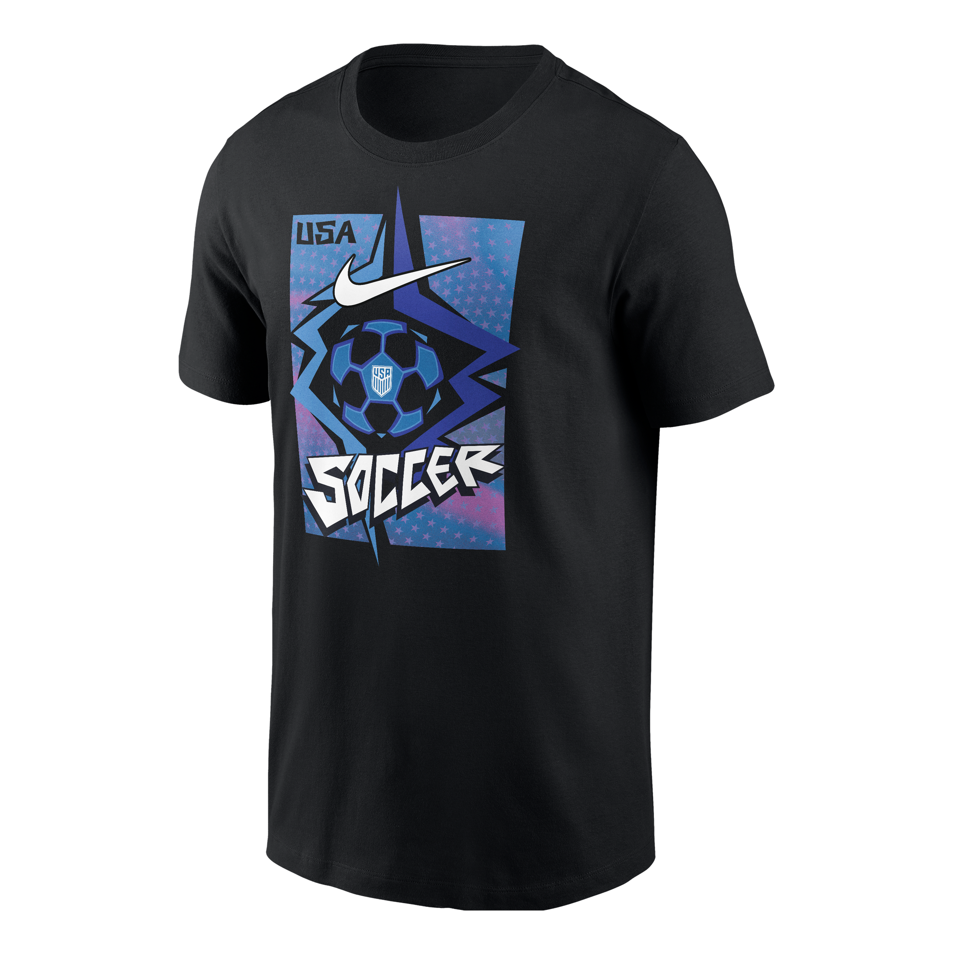 Nike Soccer Cotton Short-Sleeve T-Shirt 'Black' M11332USMS-BLK