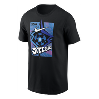 Nike Soccer Cotton Short-Sleeve T-Shirt 'Black' M11332USMS-BLK