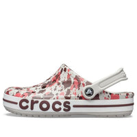 Crocs Bayaband Printed Classic Clogs 'White Brown Red' 205840-1CD