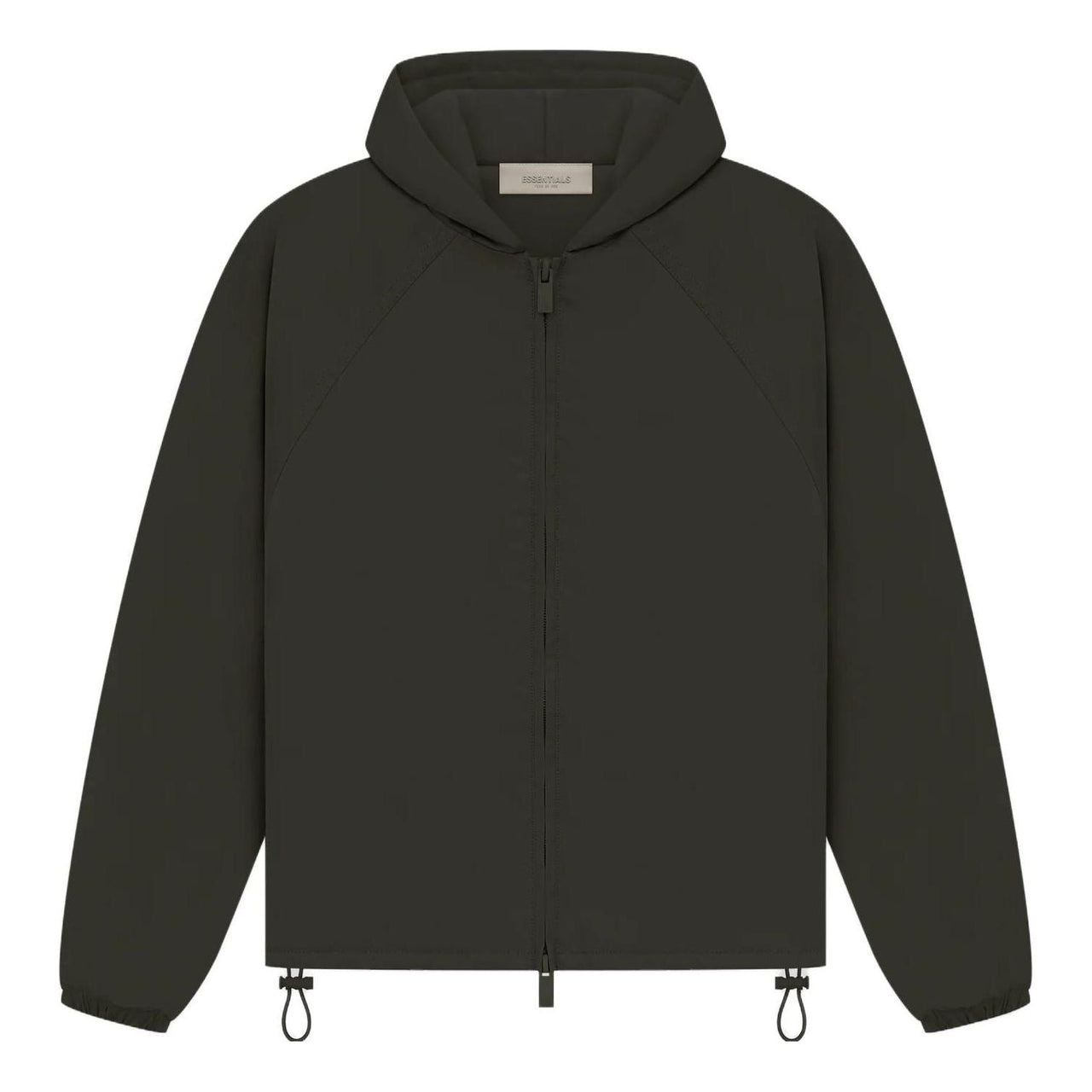 (GS) Fear of God Essentials Drop2 SS23 Fullzip Jacket 'Off Black' FOG-SS23-314