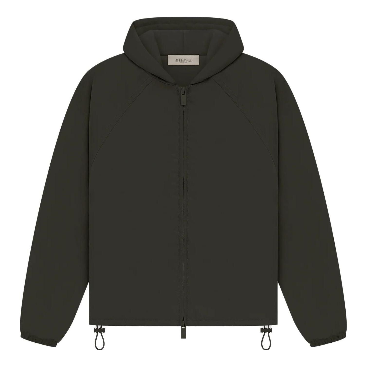 (GS) Fear of God Essentials Drop2 SS23 Fullzip Jacket 'Off Black' FOG-SS23-314