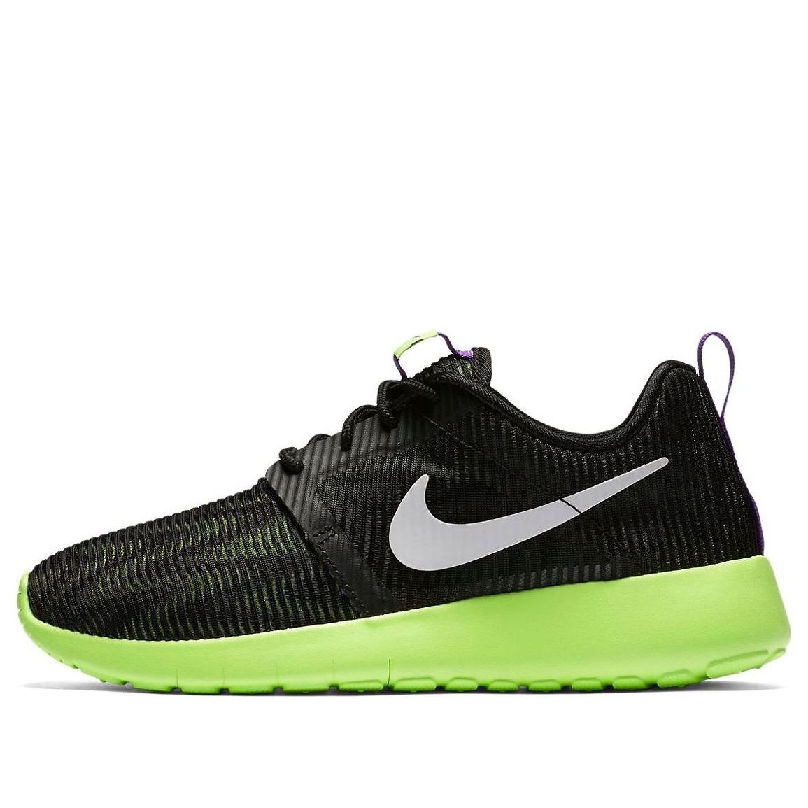 (GS) Nike Roshe One Flight Weight 'Black Ghost Green' 705486-003
