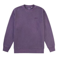 Men's Levis Round Neck Embroidered Long Sleeves Dark Purple 87466-0001