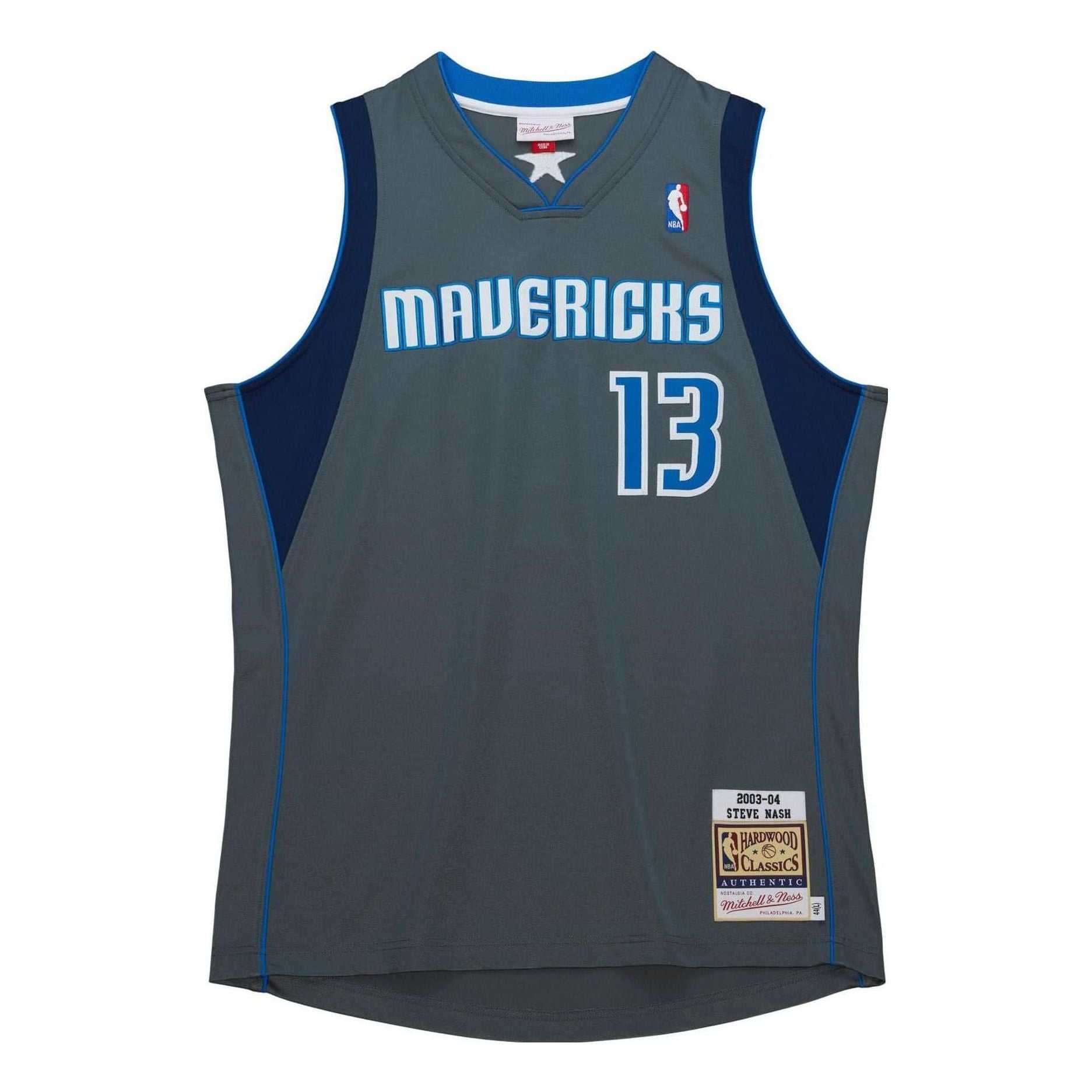 Mitchell & Ness x NBA Dallas Mavericks 2003-04 Jersey 'Steve Nash 13' AJY45692-DMA03SNAGREY