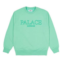 PALACE Classic Minimalistic Alphabet Logo Round Neck Unisex Green P20CS113