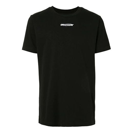 Off-White FW20 Workers Printing Men Black OMAA027E20JER0211001