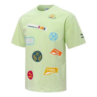 PUMA Mix Badge Logo Tee 'Green' 537795-36