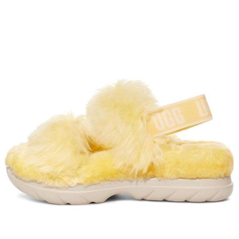 (WMNS) UGG Fluff Sugar Sandal 'Yellow' 1119999-YEL