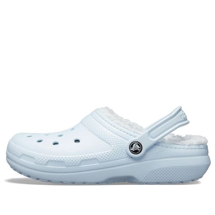 Crocs Classic Lined Clog Slip-On 'Baby Blue' 203591-4JZ
