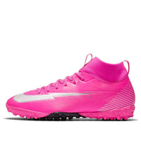 (GS) Nike JR Mercurial Superfly 7 ACADEMY KM TF Artificial-Turf Soccer Shoe 'Pinkred White Black' DB5616-611