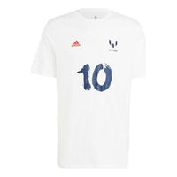 adidas Messi Football CNY Printed T-Shirt 'White' HT5196
