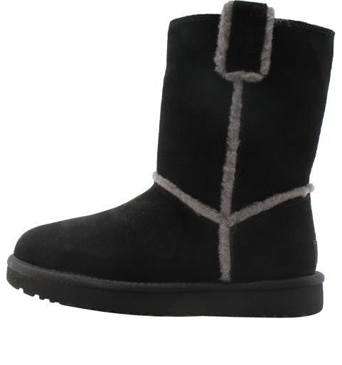 (WMNS) UGG Classic Short Spill Seam 1098078-BLK