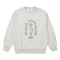 Palace FW22 Diamond-Shaped Quilted Print Sweater 'White' P23CS227