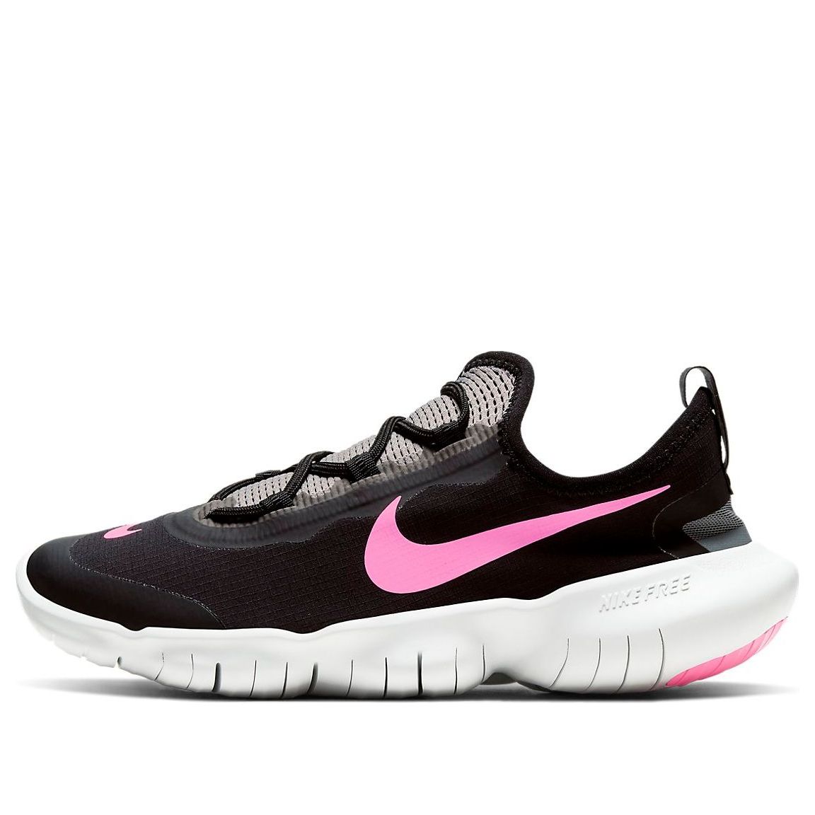 (GS) Nike Free RN 50 'Black White Pink' CJ2079-001