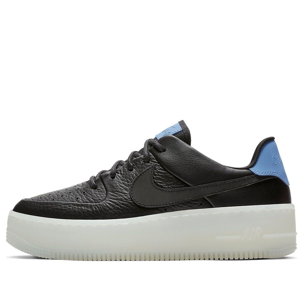 (WMNS) Nike Air Force 1 Sage Low LX 'Black White Blue' BV1976-001