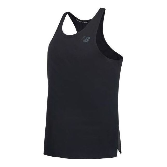 New Balance Q Speed Jacquard Singlet Asia Sizing 'Black' MT23280-BK