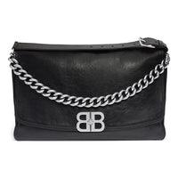 (WMNS) Balenciaga Bb Soft Large Flap Bag 'Black' 7484882AAI41000