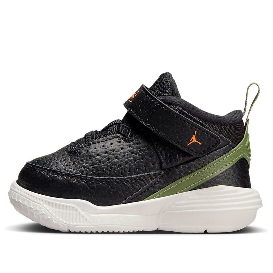 (TD) Air Jordan Max Aura 5 'Black Bright Mandarin Sky J Light Olive' DZ4355-003
