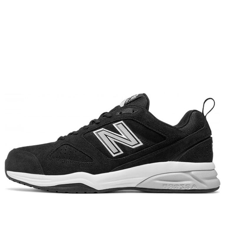 New Balance 623 V3 Suede Trainer Sneakers Black MX623BK3