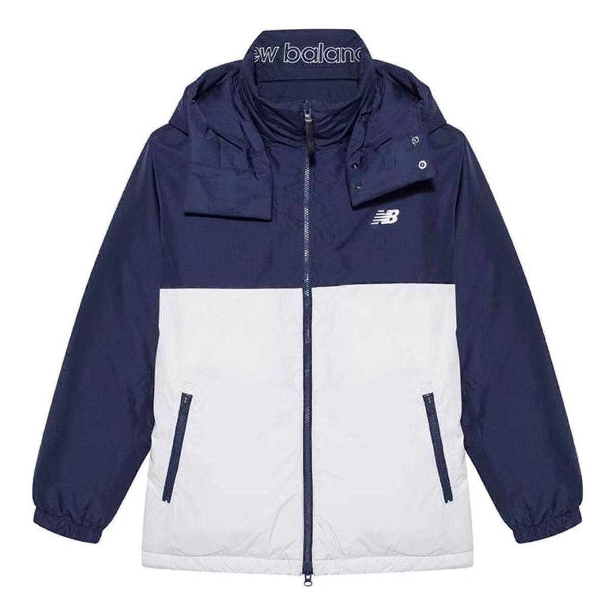 New Balance Classic Color Block Windbreaker Asia Sizing 'Blue White' NP847011-NV