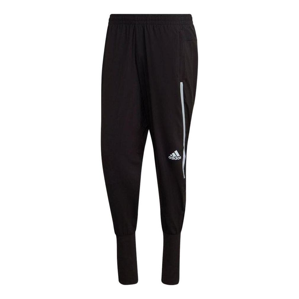 Men's adidas Logo Bundle Feet Casual Sports Pants/Trousers/Joggers Japanese Version Black H58570