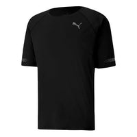 PUMA Runner Id Running Gym Training Short Sleeve Black 519380-01