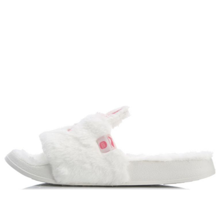 (WMNS) Li-Ning x LINE FRIENDS Cony Slides 'White' AGAQ031-4