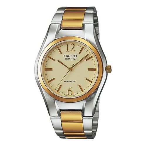 Men's CASIO STANDARD Series Retro Watch Gold Color MTP-1253SG-9A Mens Gold Analog MTP-1253SG-9A2021