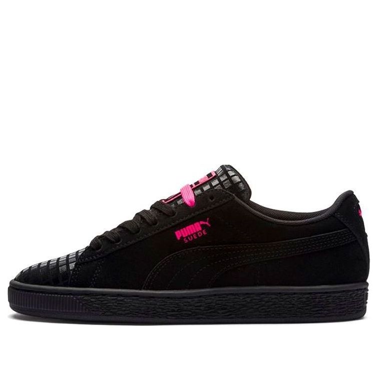 (WMNS) PUMA Suede Classic Street 2 'Black Pink' 366739-01