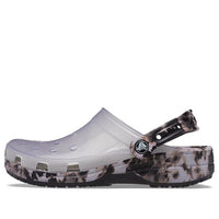 Crocs Classic Bleach Clogs 'Translucent Black White' 207333-001