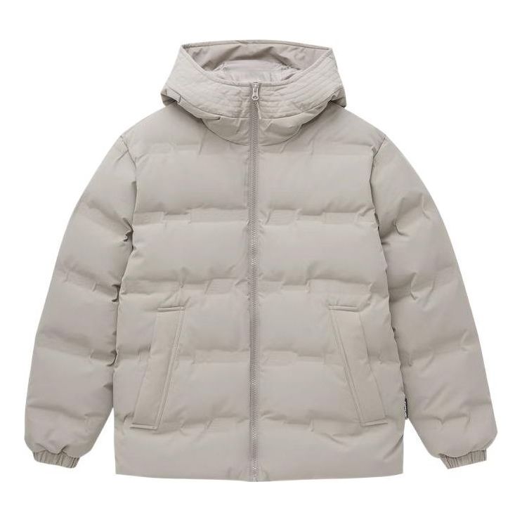 New Balance Warm Puffer Jacket Asia Sizing 'Light Grey' AMJ24375-PAA
