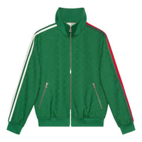 Gucci x adidas GG Trefoil Jacquard Jacket 'Green' 705756-ZAI22-3229