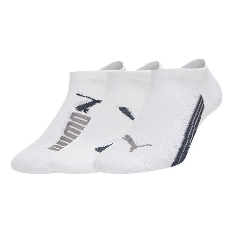 PUMA Sneaker Socks 3 Pack 'White Black' 907880-01