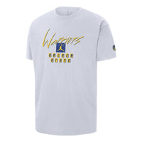 Air Jordan Golden State Warriors Courtside Statement Edition NBA Max90 T-Shirt 'White' FN1064-100