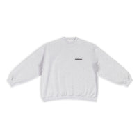 Balenciaga Strike 1917 Crewneck Sweater Oversized 'Light Grey' 699212TMVH21023