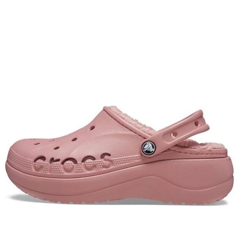 (WMNS) Crocs Baya Platform Lined Clog 'Pink' 208708-682