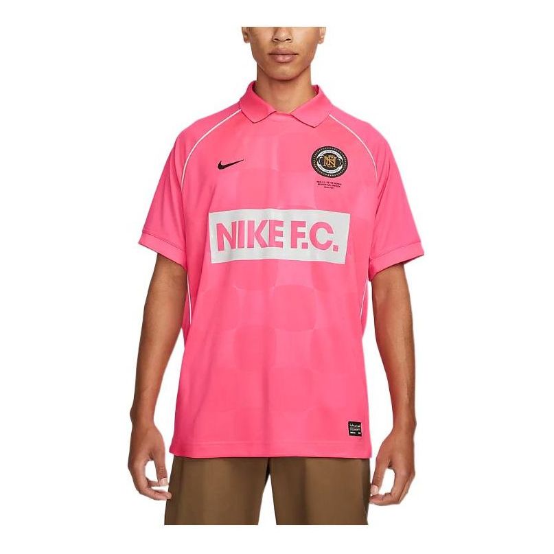 Nike Dri-FIT F.C. Short-Sleeve Football Shirt 'Pink' DQ5045-639