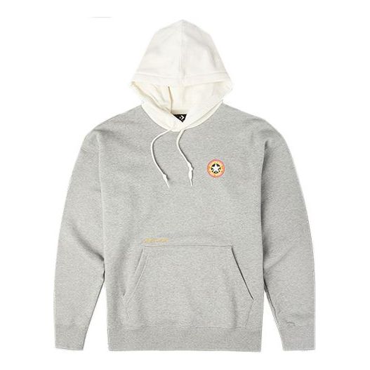 Men's Converse x Bugs Bunny Crossover Embroidered hooded Pullover Long Sleeves Casual Gray 10021414-A01